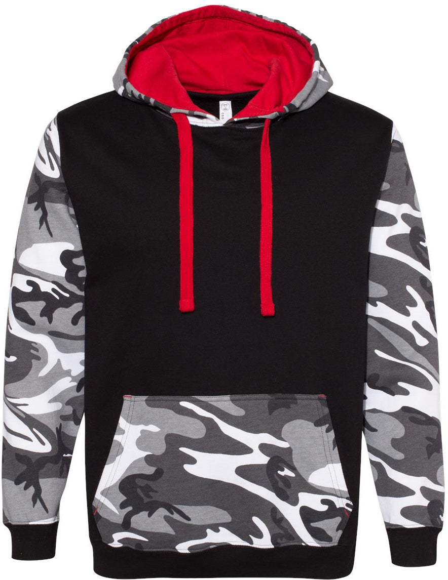 Code Five Fashionable Camo Hooded Sweatshirt - A Must - Have!