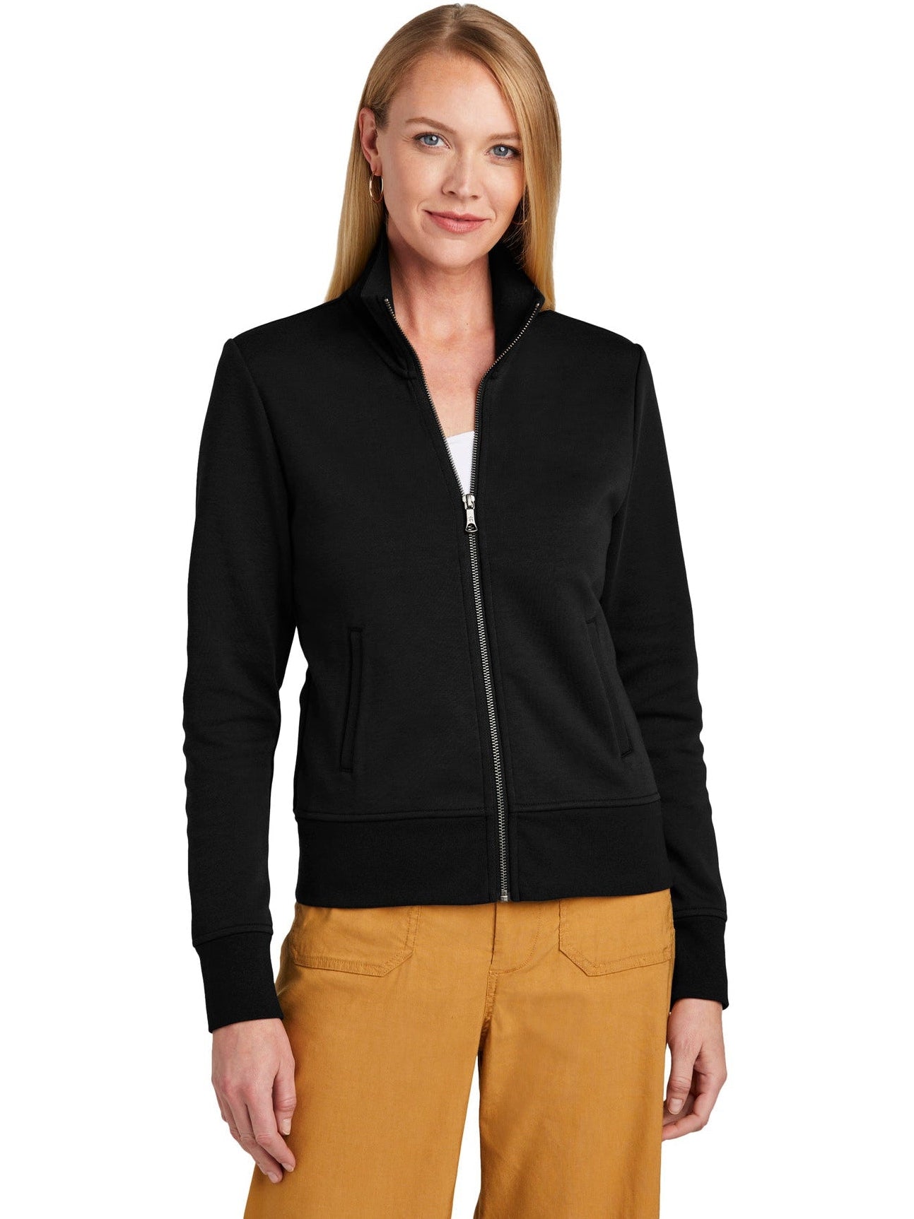 Brooks Brothers Ladies' Stylish Double-Knit Full-Zip Jacket
