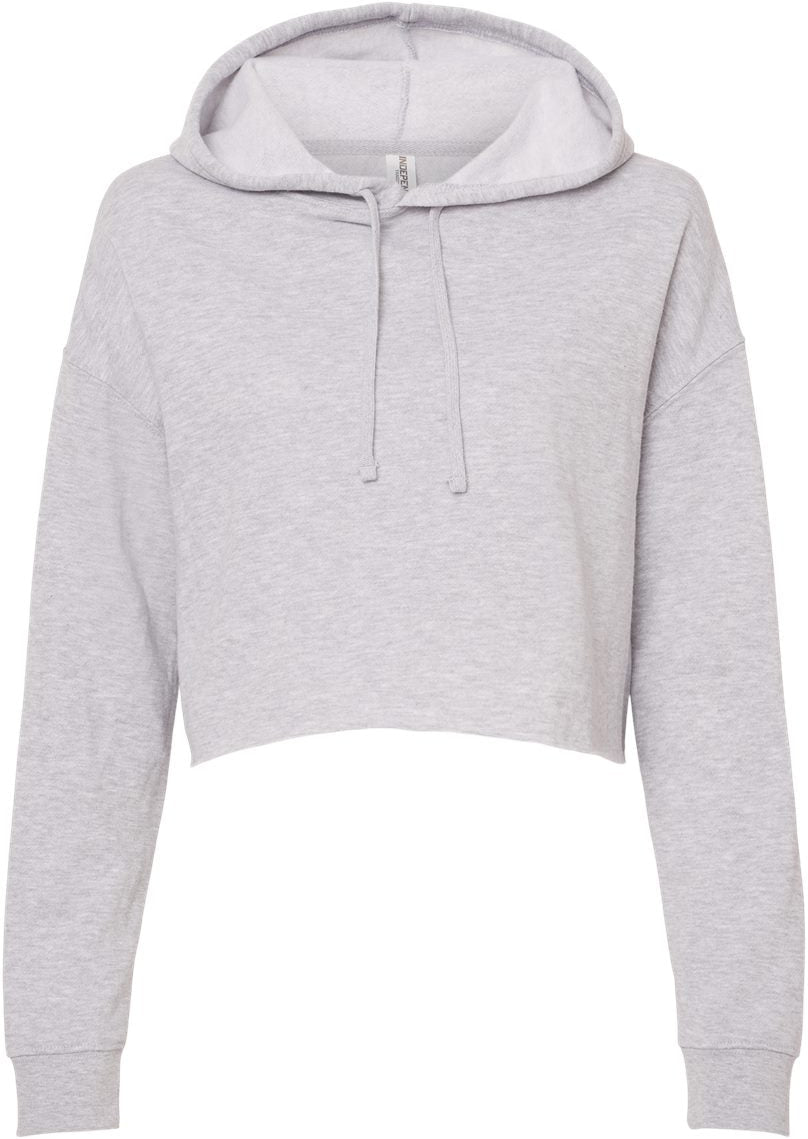 Independent Trading Co. Women's Stunning Lightweight Cropped Hooded Sweatshirt