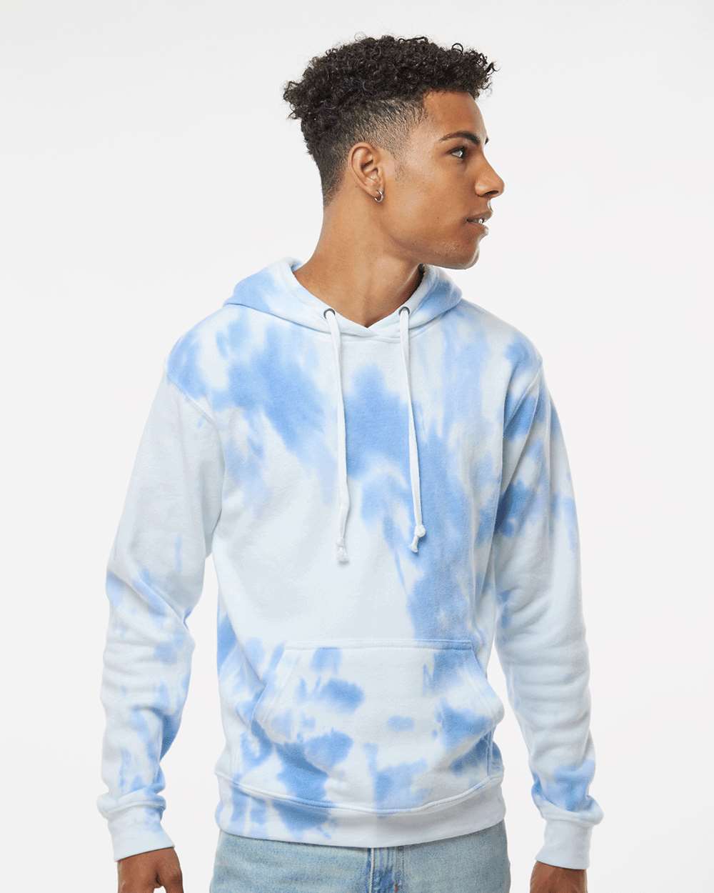 J. America's Stunning Tie - Dyed Fleece Hooded Sweatshirt