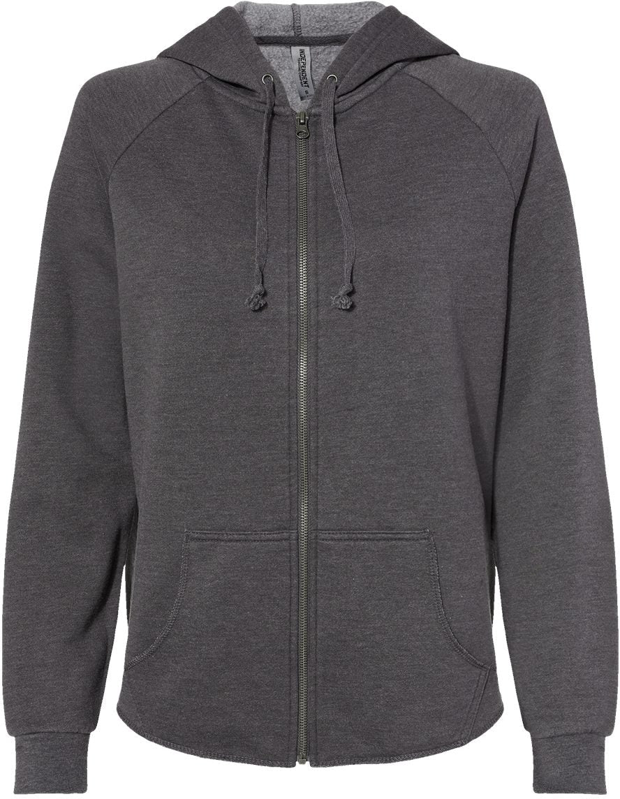 Independent Trading Co. Ladies' California Wave Wash Full-Zip Hooded Sweatshirt: A Timeless Must-Have