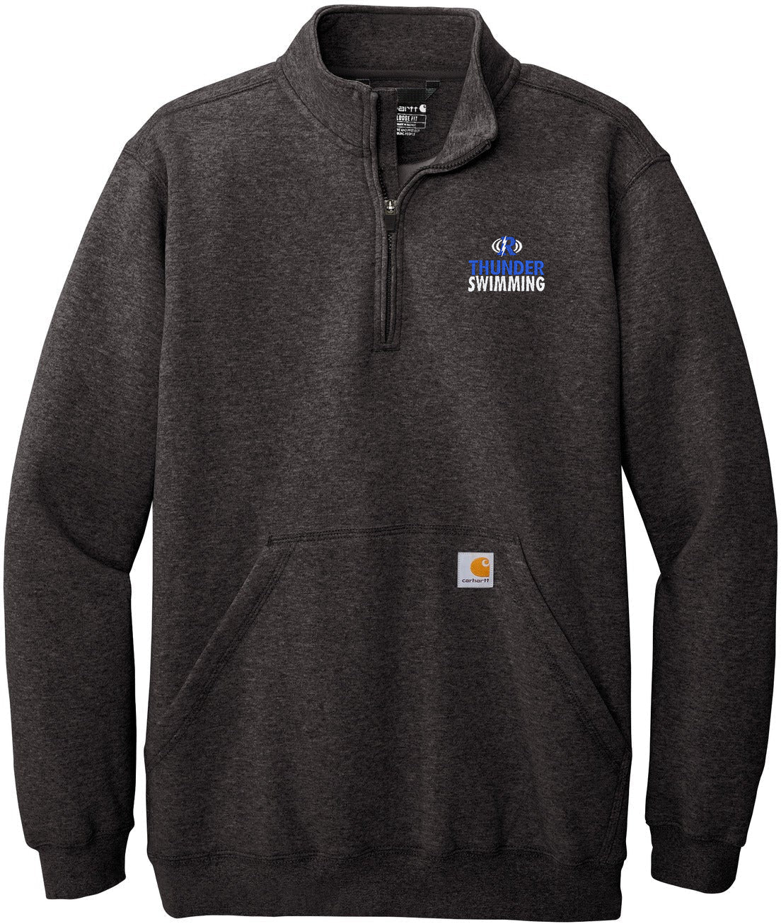 Carhartt's Cozy Midweight 1/4-Zip Mock Neck Sweatshirt