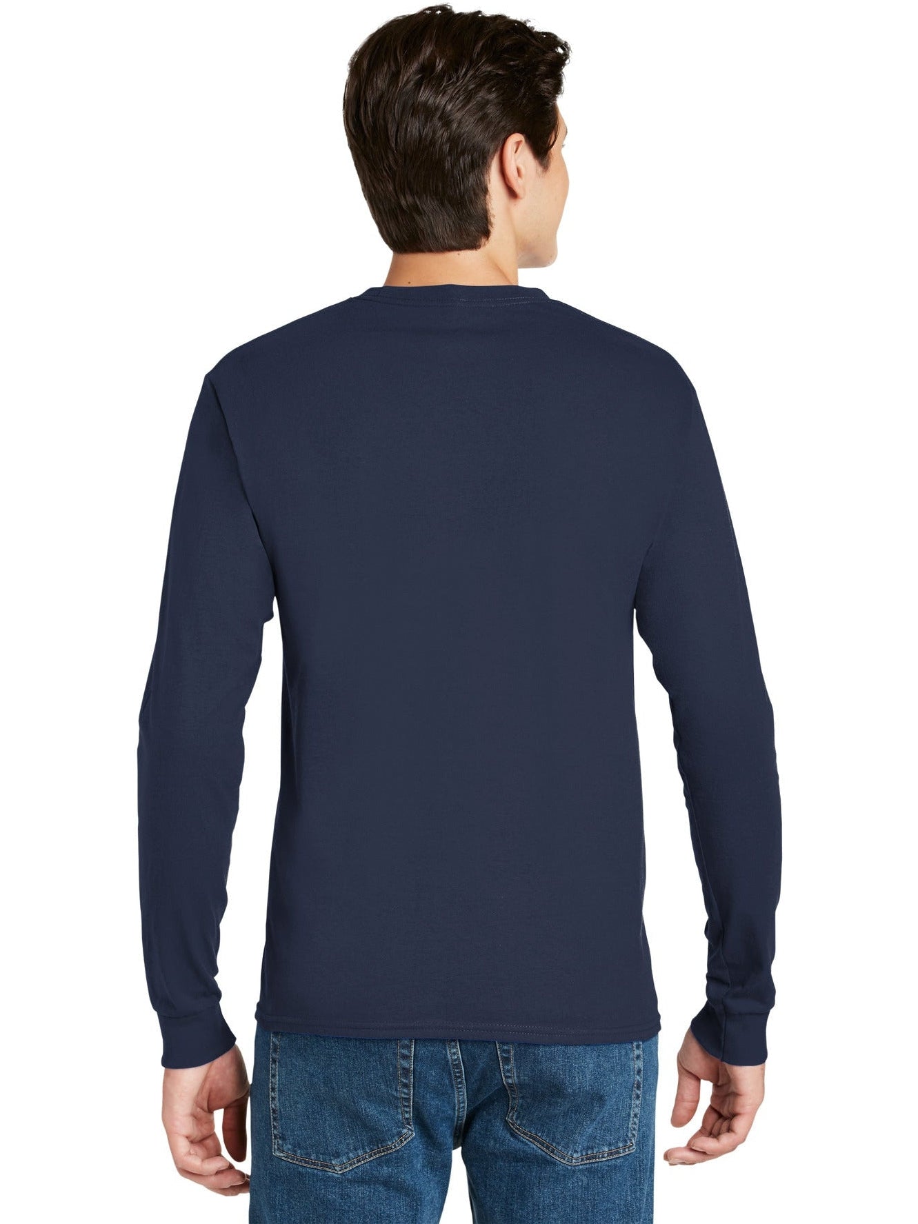 Hanes Authentic 100% Cotton Long Sleeve T-Shirt - Outlet Deal!