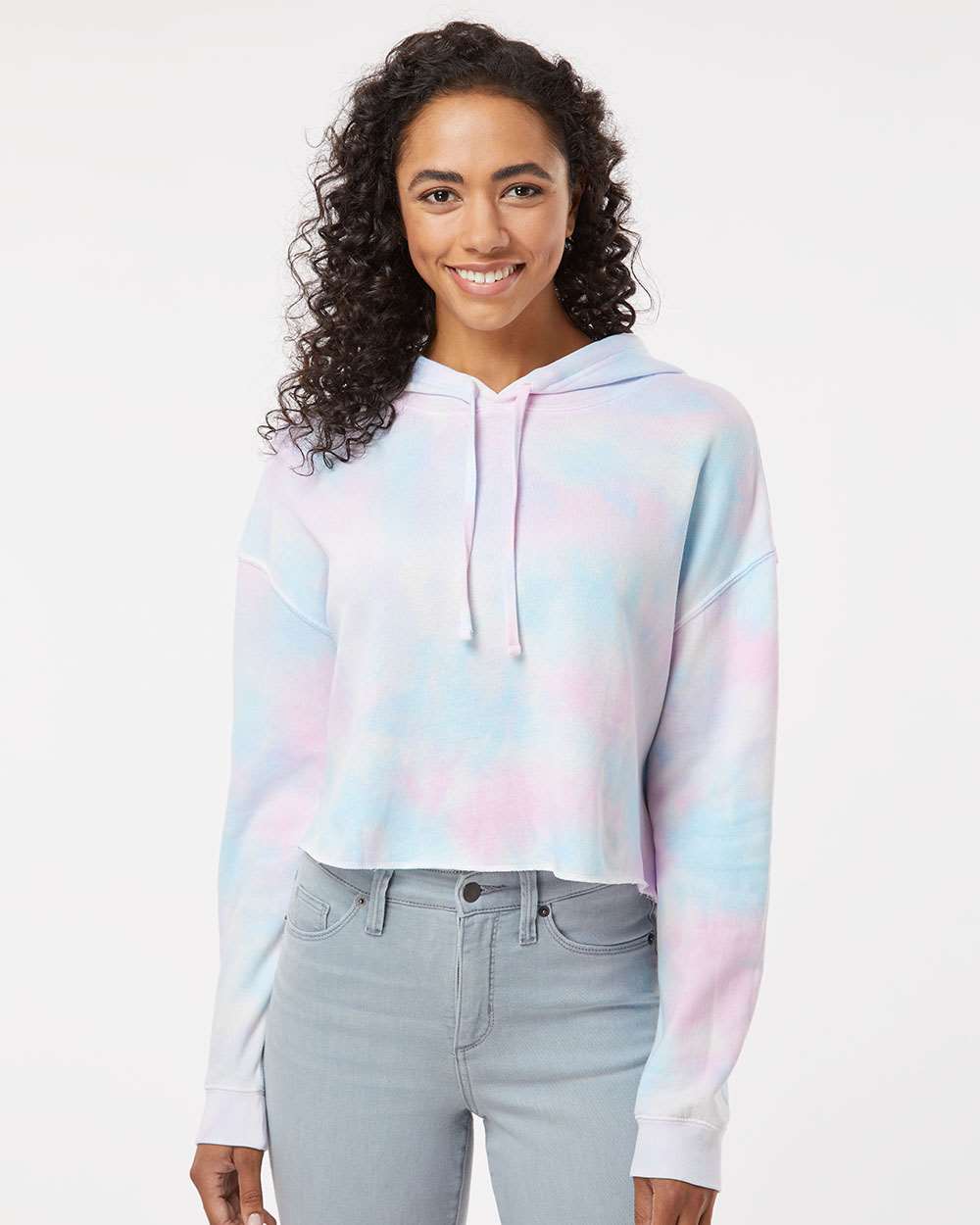Independent Trading Co. Women's Stunning Lightweight Cropped Hooded Sweatshirt