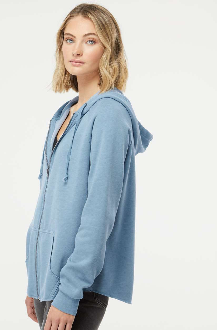 Independent Trading Co. Ladies' California Wave Wash Full-Zip Hooded Sweatshirt: A Timeless Must-Have