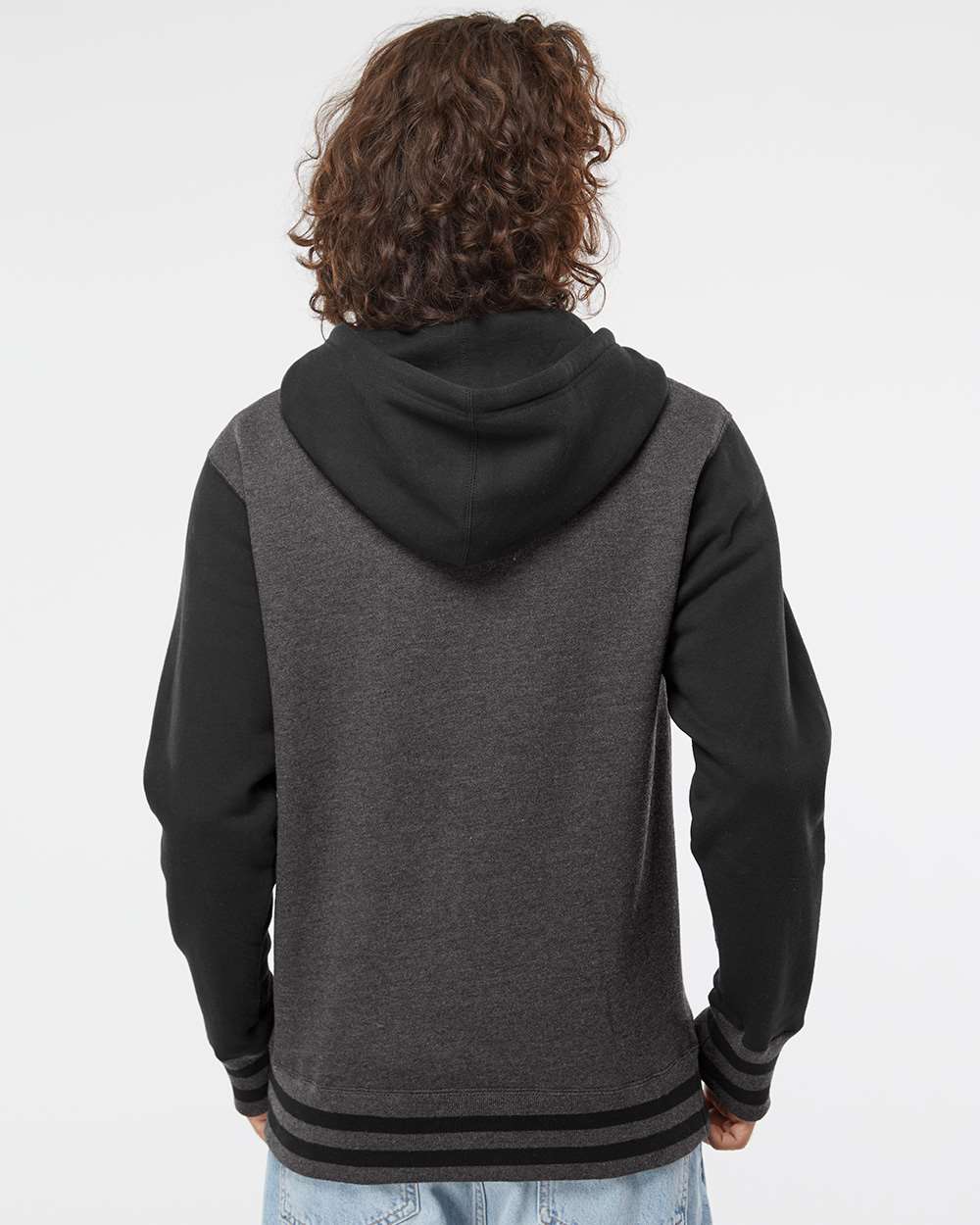 Independent Trading Co. Varsity Stylish Full-Zip Hooded Sweatshirt