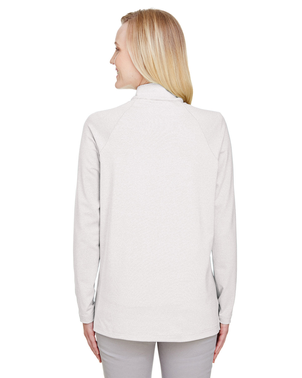 Devon & Jones CrownLux Ladies Clubhouse Micro-Stripe Performance Quarter-Zip - A Must-Have!