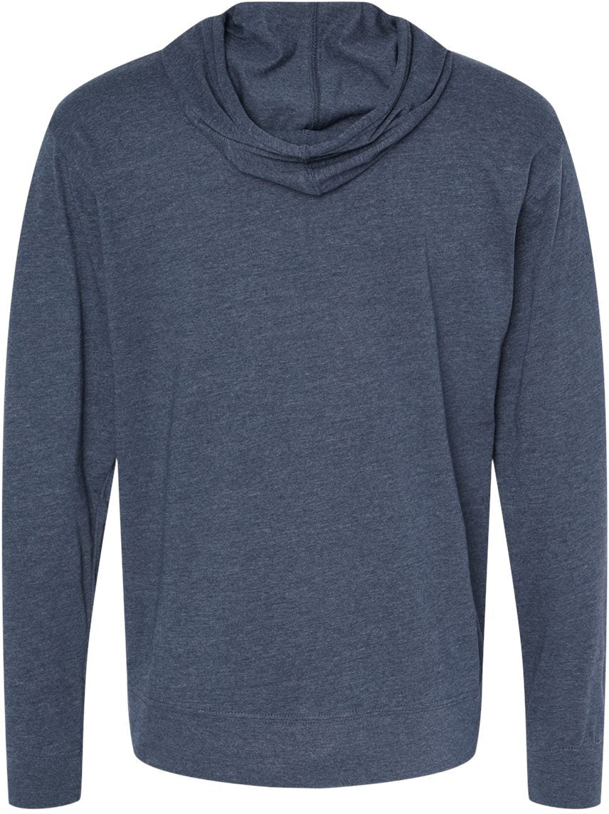 Independent Trading Co. Super Comfy Lightweight Full-Zip Hooded Jersey T-Shirt