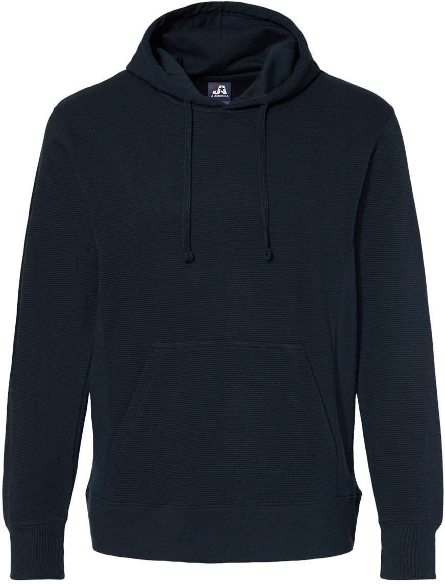 J. America's Stunning Ripple Fleece Hooded Sweatshirt - A Must-Have!