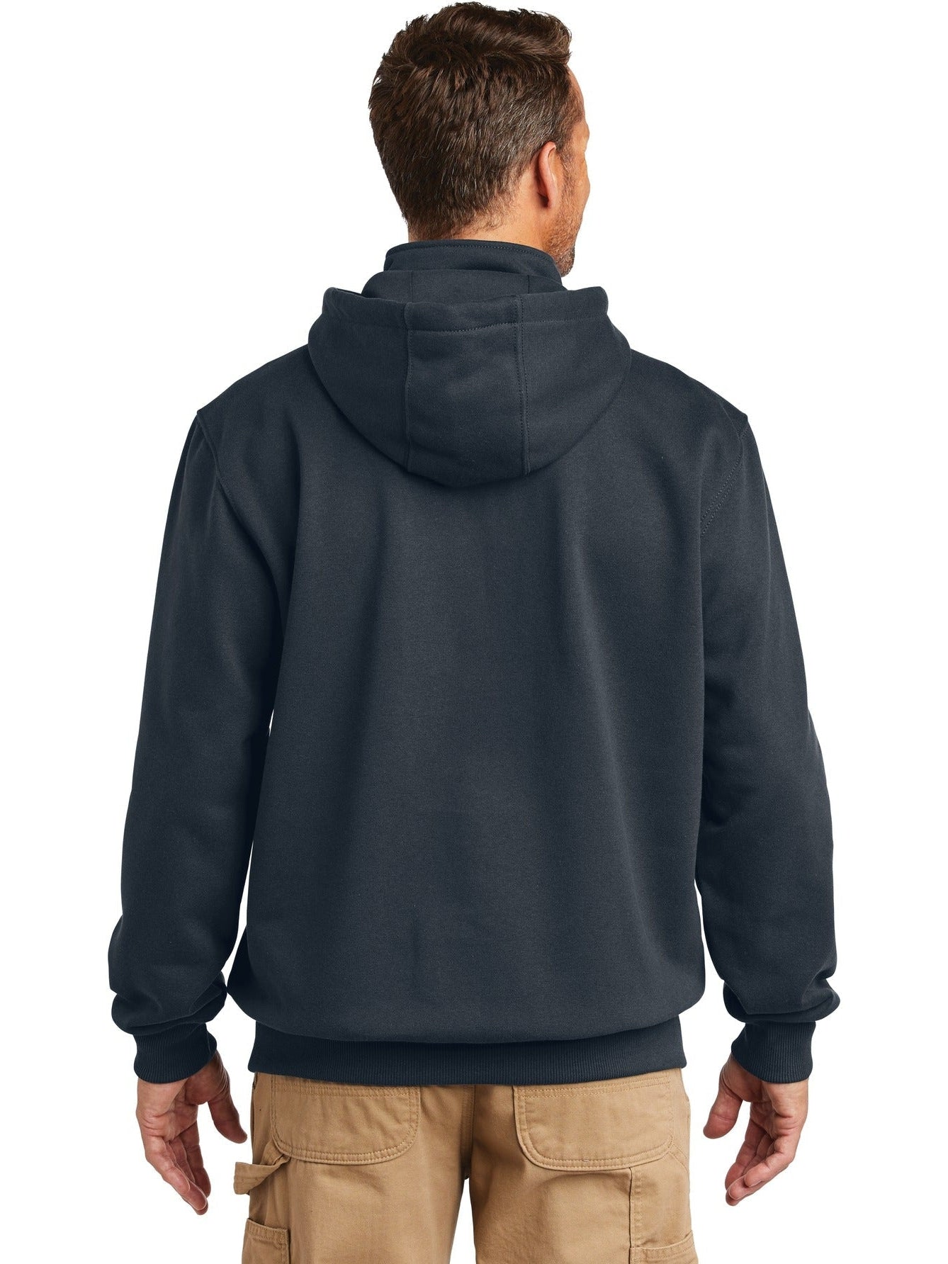 Carhartt Rain Defender Paxton: Heavyweight Hooded Zip Mock Sweatshirt for All-Weather Comfort