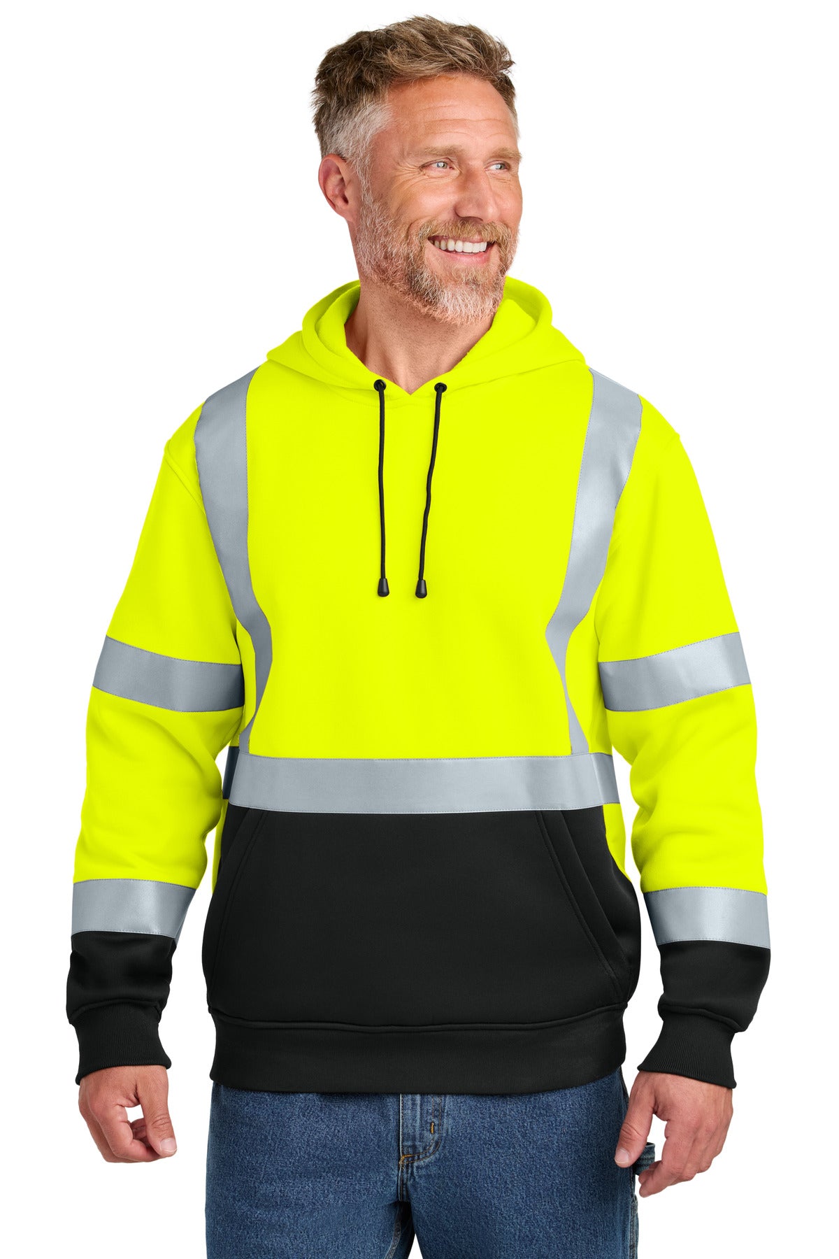 CornerStone ANSI 107 Class 3 Heavy-Duty Fleece Pullover Hoodie: Your Ultimate Visibility Gear