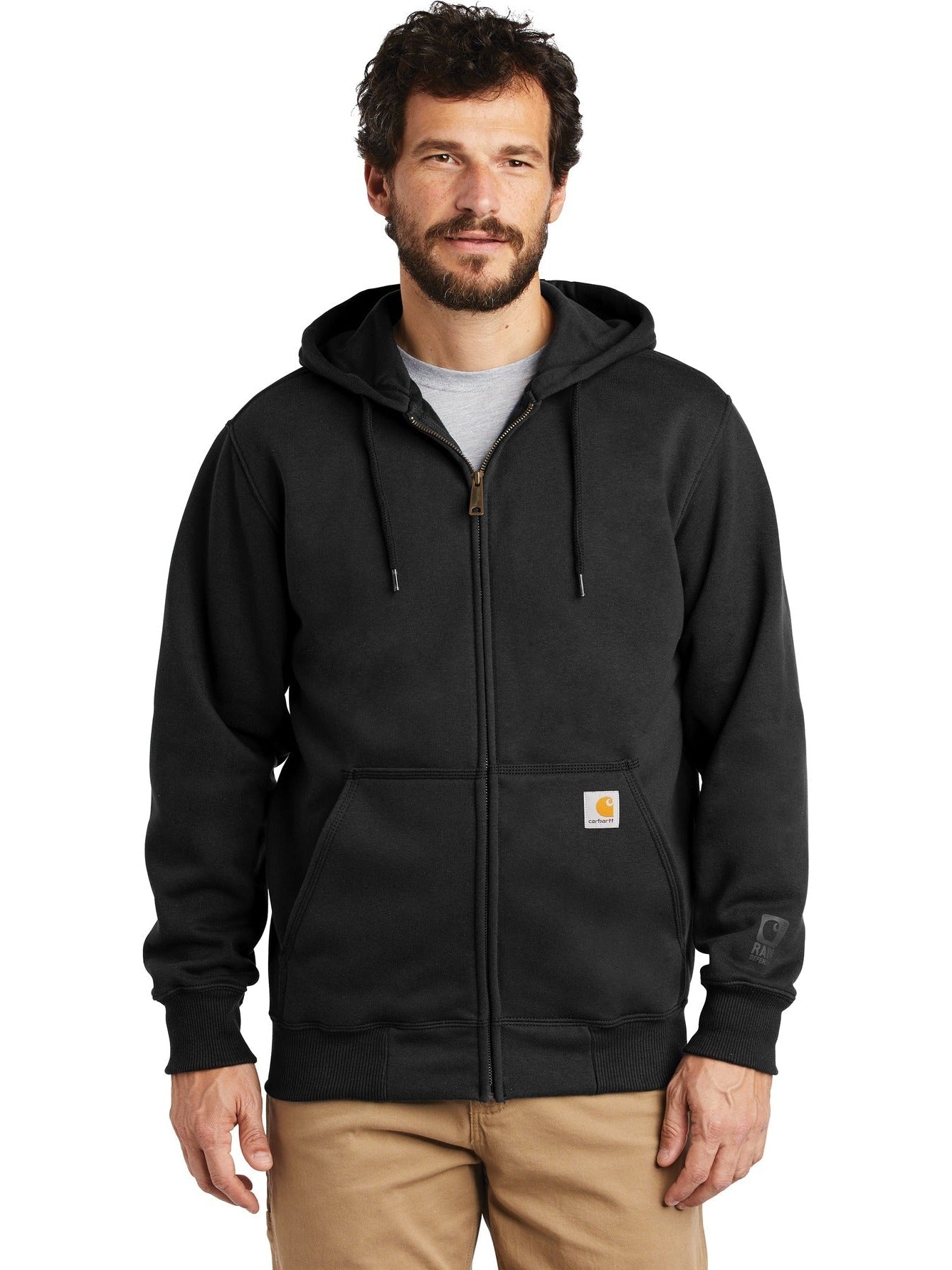 Carhartt Rain Defender Paxton: Heavyweight Hooded Zip-Front Sweatshirt for Tough Jobs