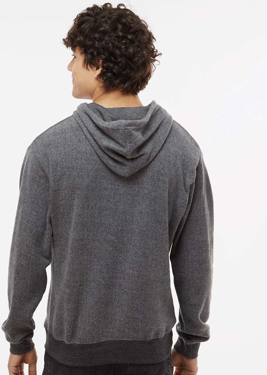 J. America's Irresistible Flip Side Fleece Hooded Pullover