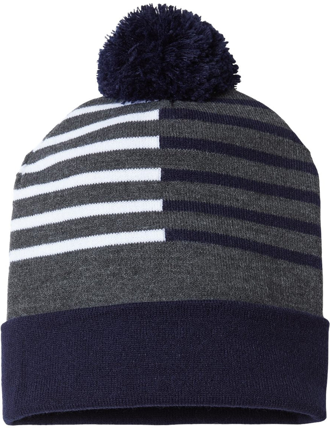 Stunning USA-Made Captain America-Inspired Half Color Beanie