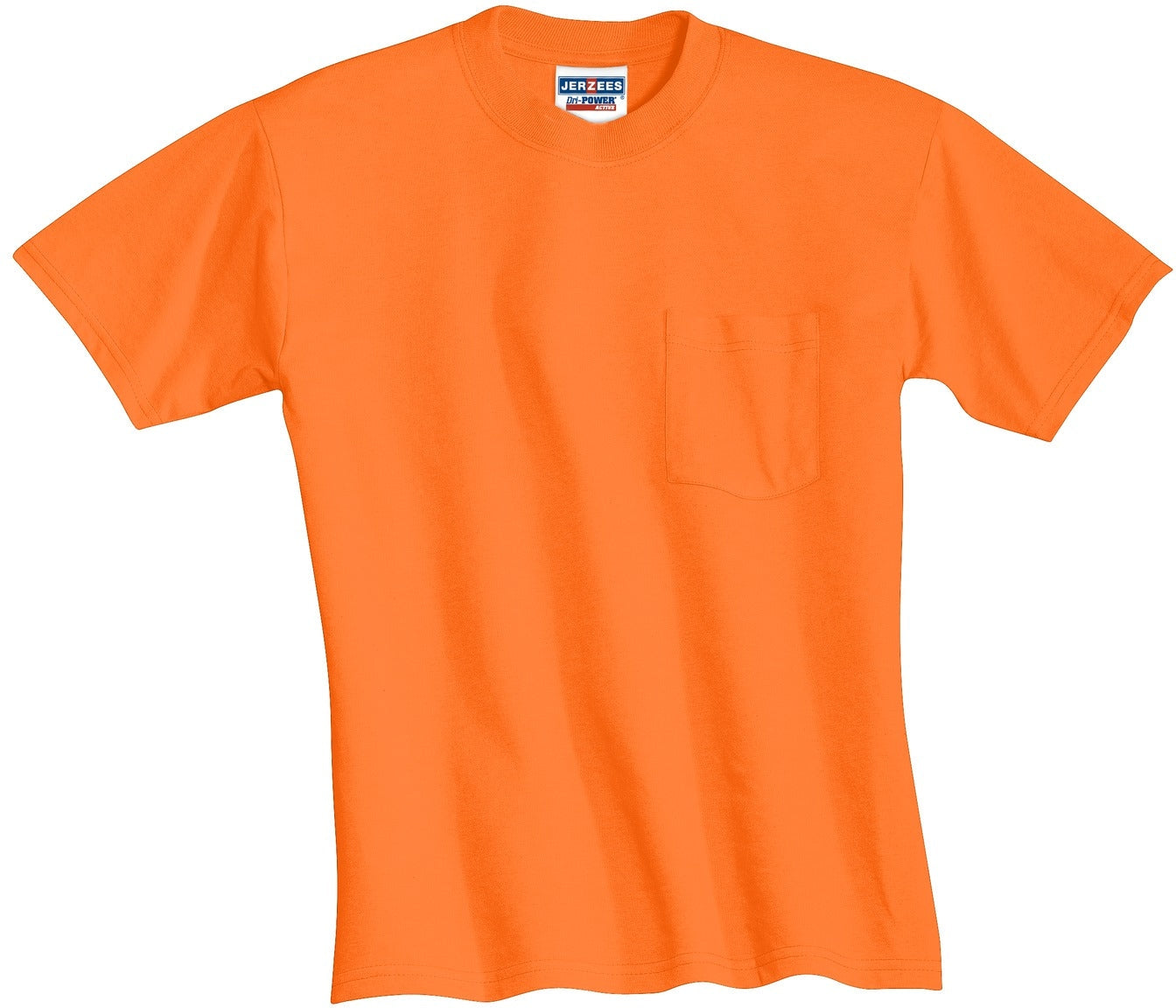 Jerzees Dri-Power Active: Premium 50/50 Cotton/Poly Pocket T-Shirt