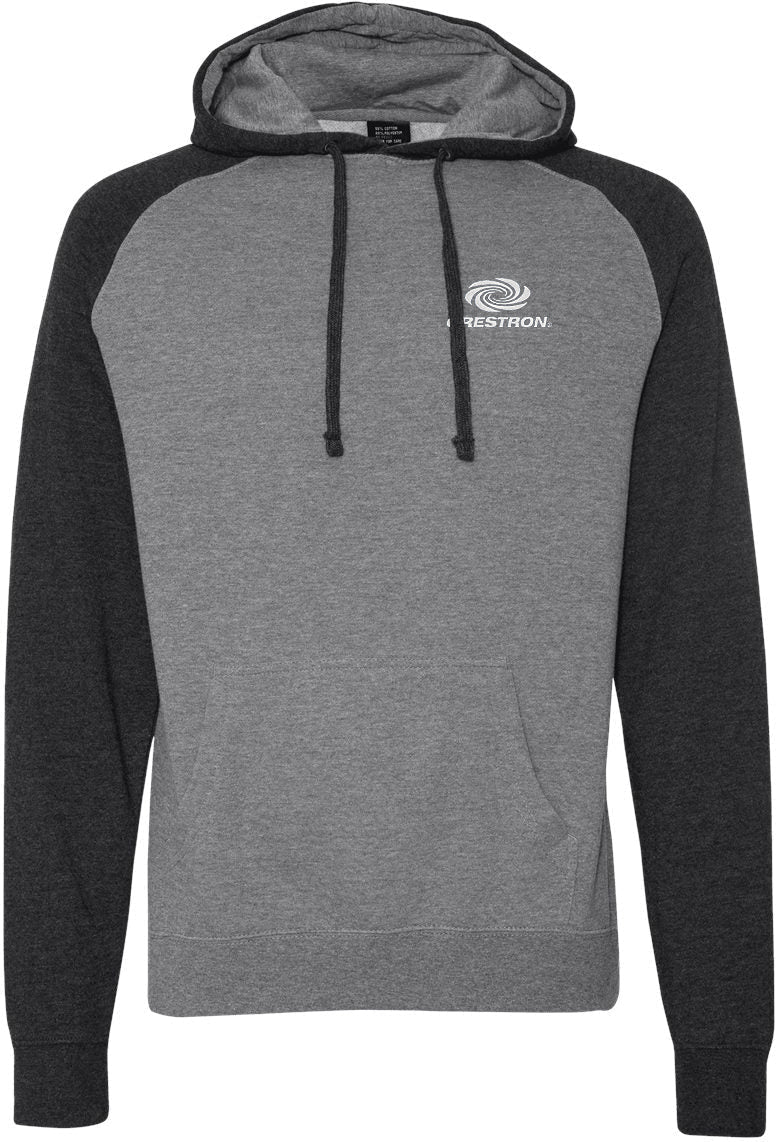 Independent Trading Co. Stylish Raglan Hooded Sweatshirt