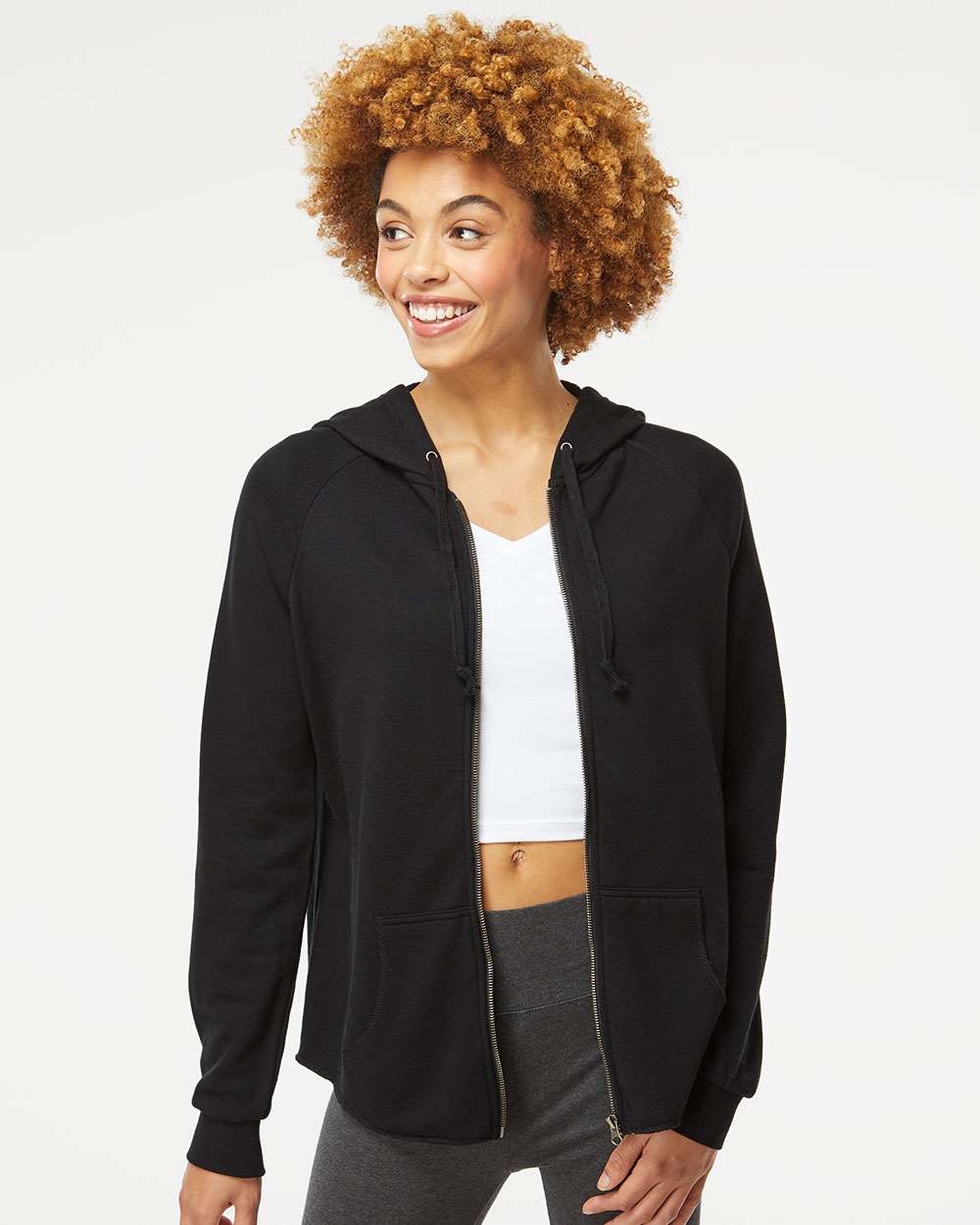Independent Trading Co. Ladies' California Wave Wash Full-Zip Hooded Sweatshirt: A Timeless Must-Have