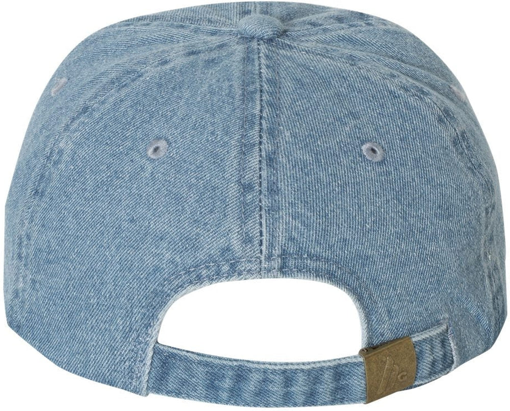 Outlet: Mega Cap Washed Denim Cap - A Must - Have Fashion Piece!