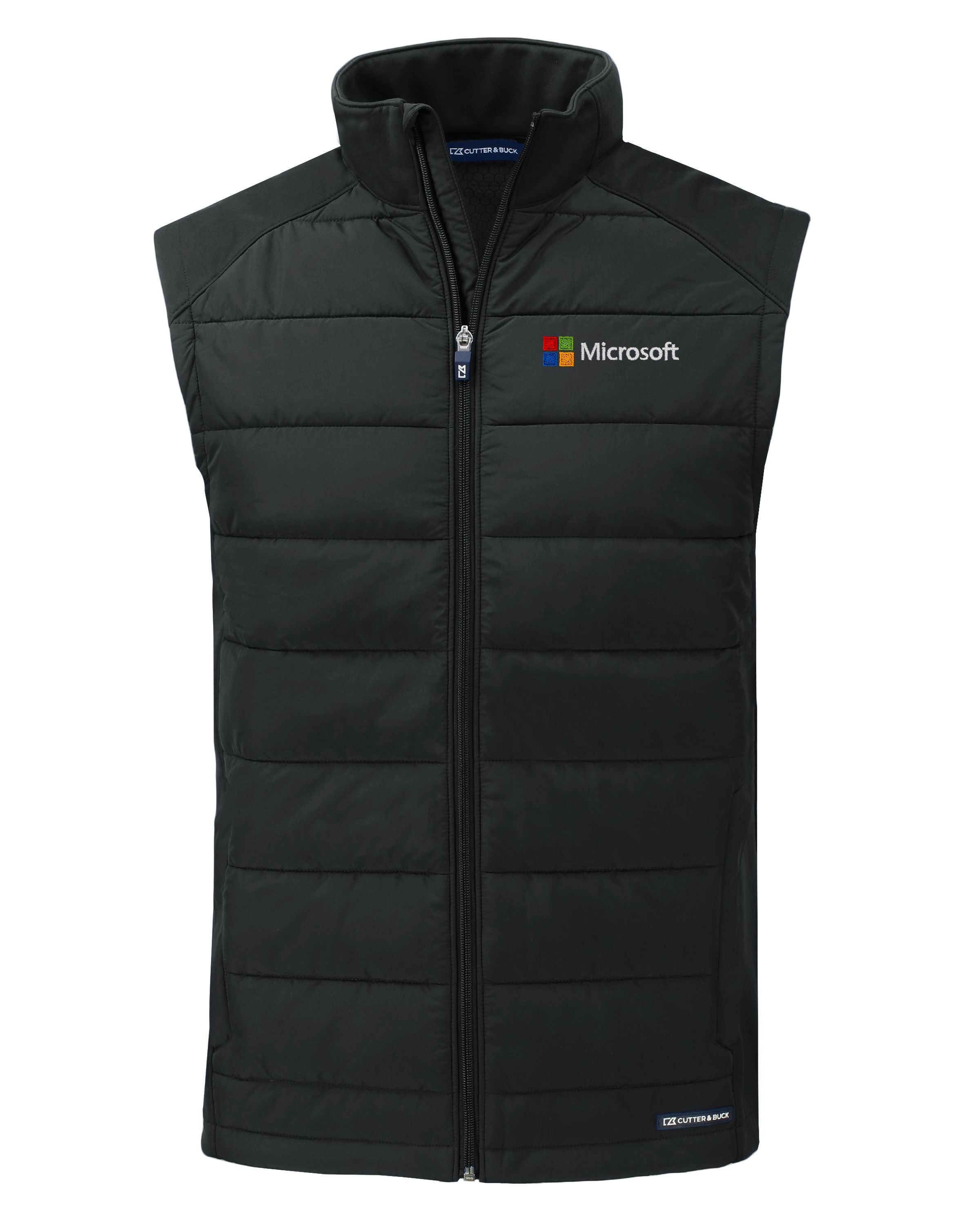 OUTLET - Cutter & Buck Evoke Hybrid Eco Softshell: Your Sustainable Full - Zip Vest for All Seasons