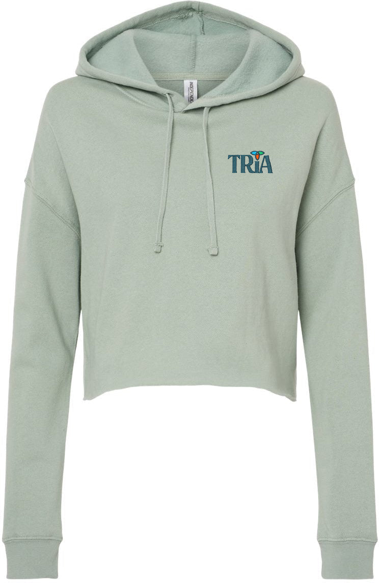 Independent Trading Co. Women's Stunning Lightweight Cropped Hooded Sweatshirt