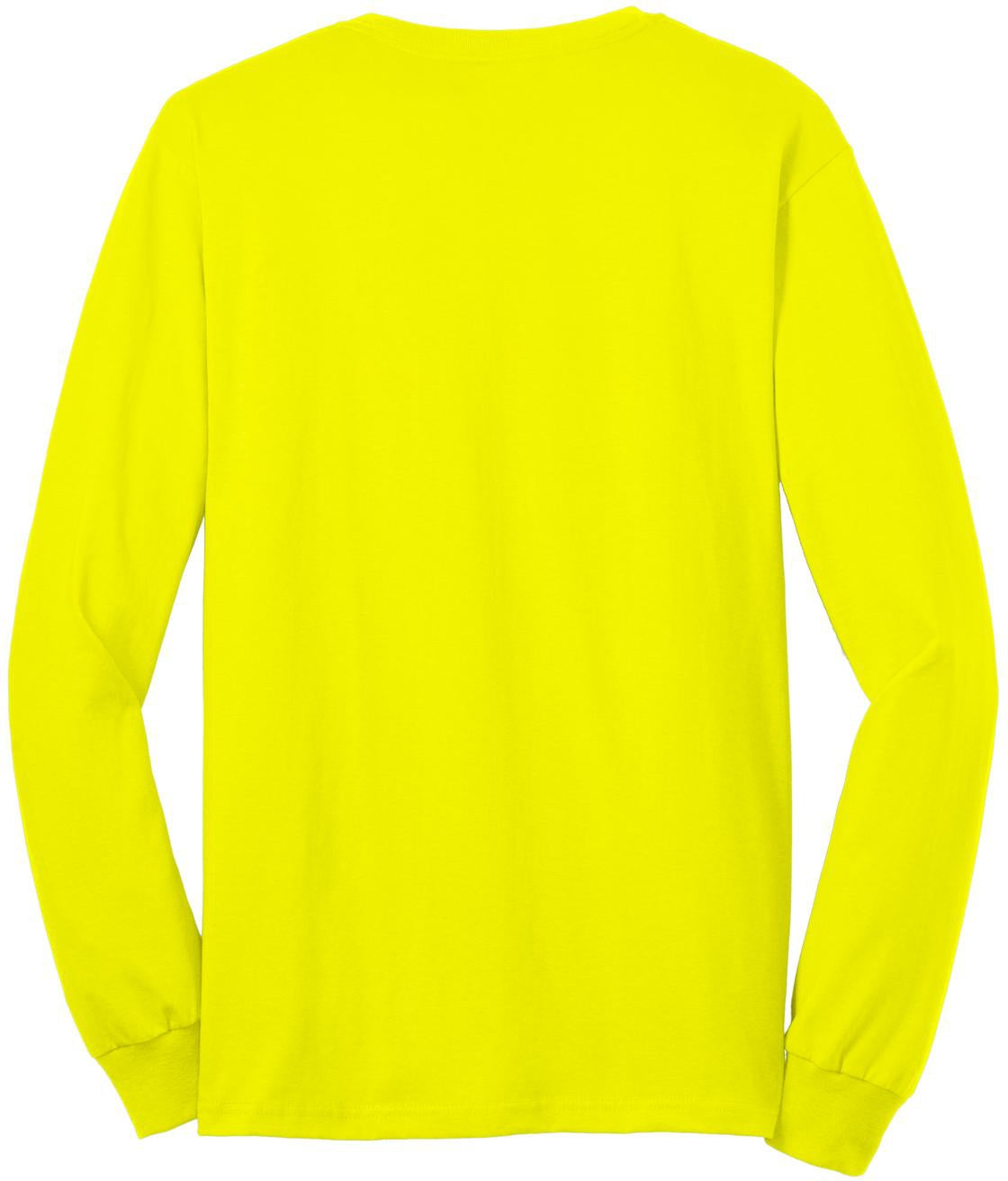 Gildan Ultra Cotton 100% Cotton Long Sleeve T - Shirt with Pocket - Outlet Deal!