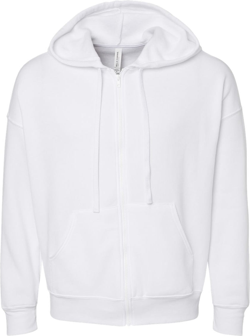 Bella+Canvas Sponge Fleece DTM Full-Zip Hoodie - The Ultimate Comfort Wear
