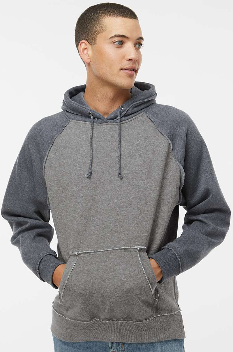 J America Vintage Heather Men's Hooded Sweatshirt - A Fashionable and Durable Choice