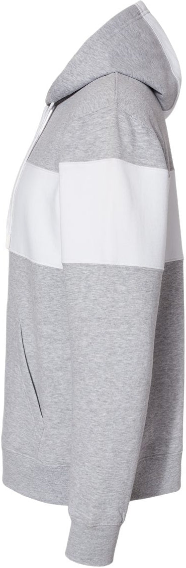 J. America's Stunning Varsity Fleece Colorblocked Hooded Sweatshirt - A Must-Have!