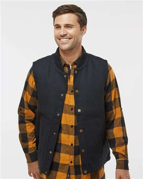 Independent Trading Co. Premium Insulated Canvas Work Vest - A Must-Have for Hard Workers!