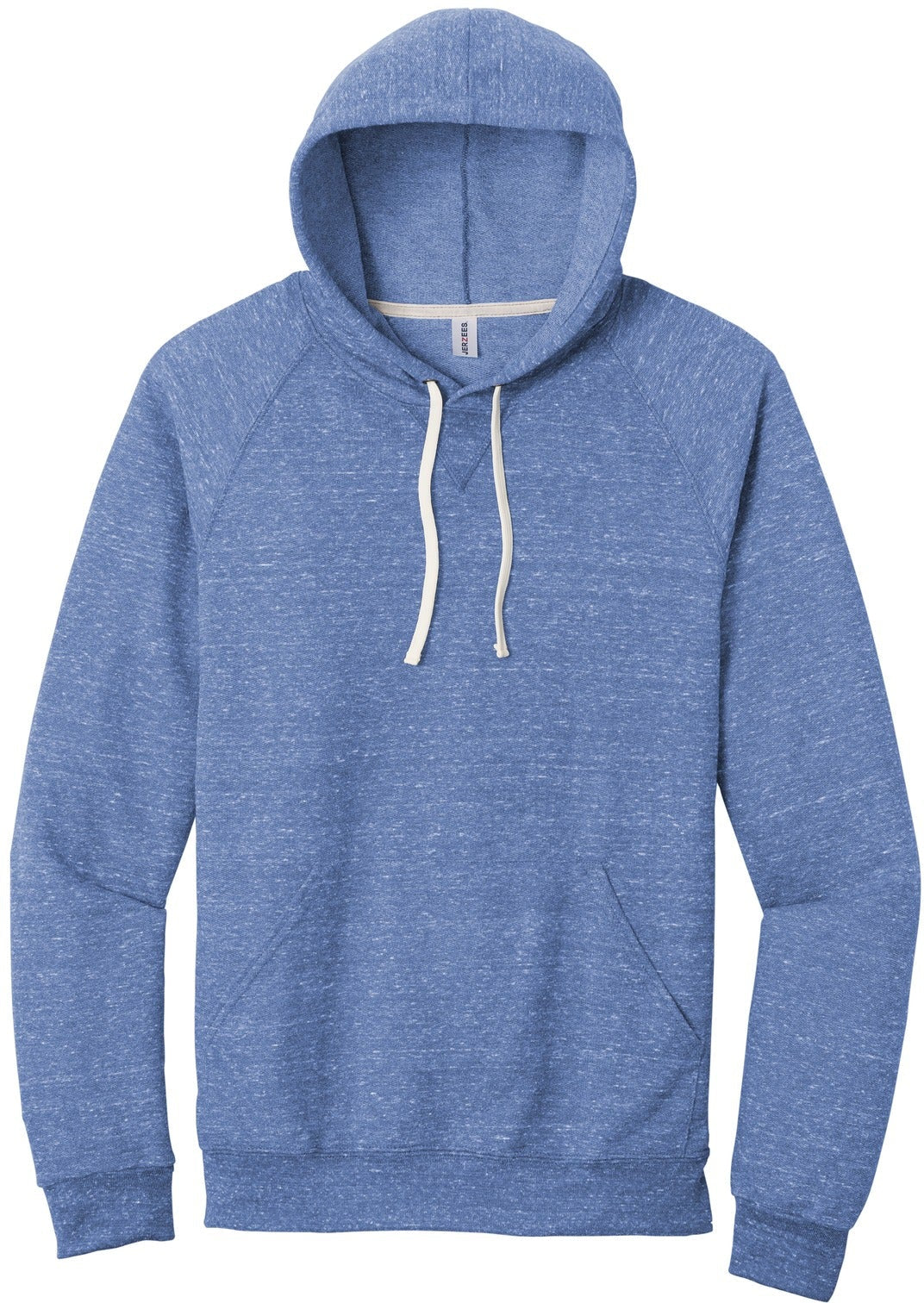 Jerzees Snow Heather French Terry Raglan Hoodie - A Must - Have for Men