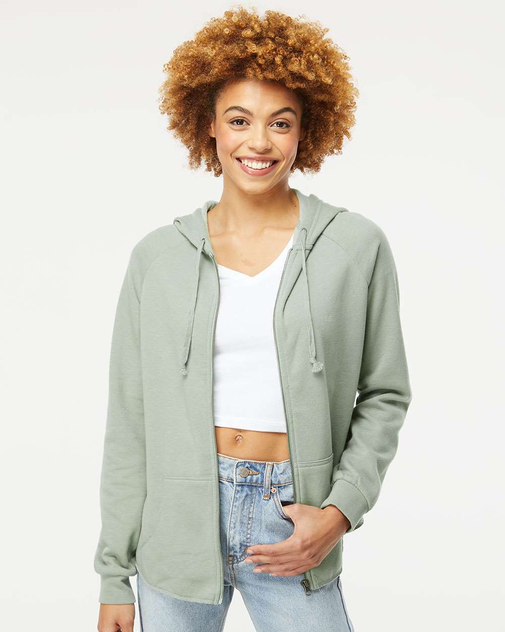 Independent Trading Co. Ladies' California Wave Wash Full-Zip Hooded Sweatshirt: A Timeless Must-Have