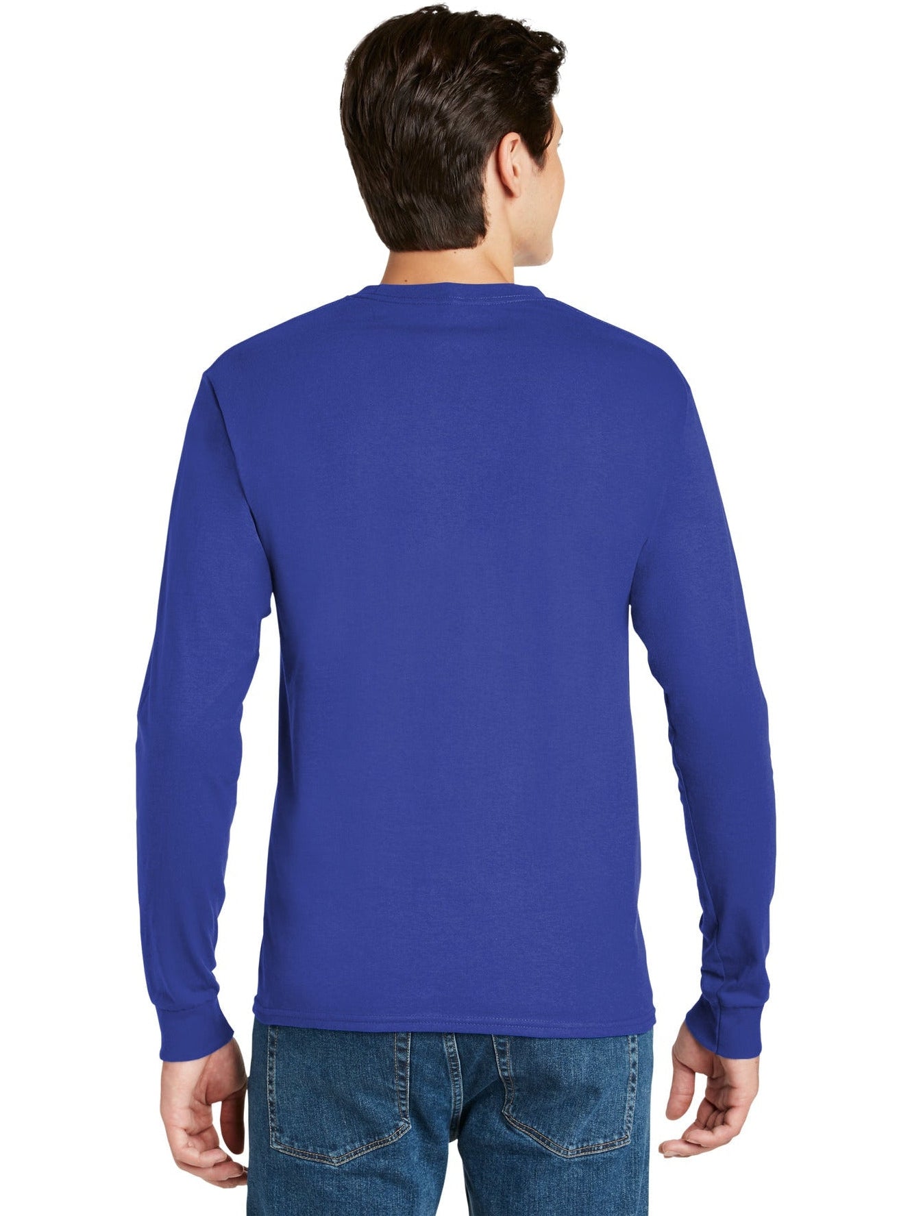 Hanes Authentic 100% Cotton Long Sleeve T-Shirt - Outlet Deal!