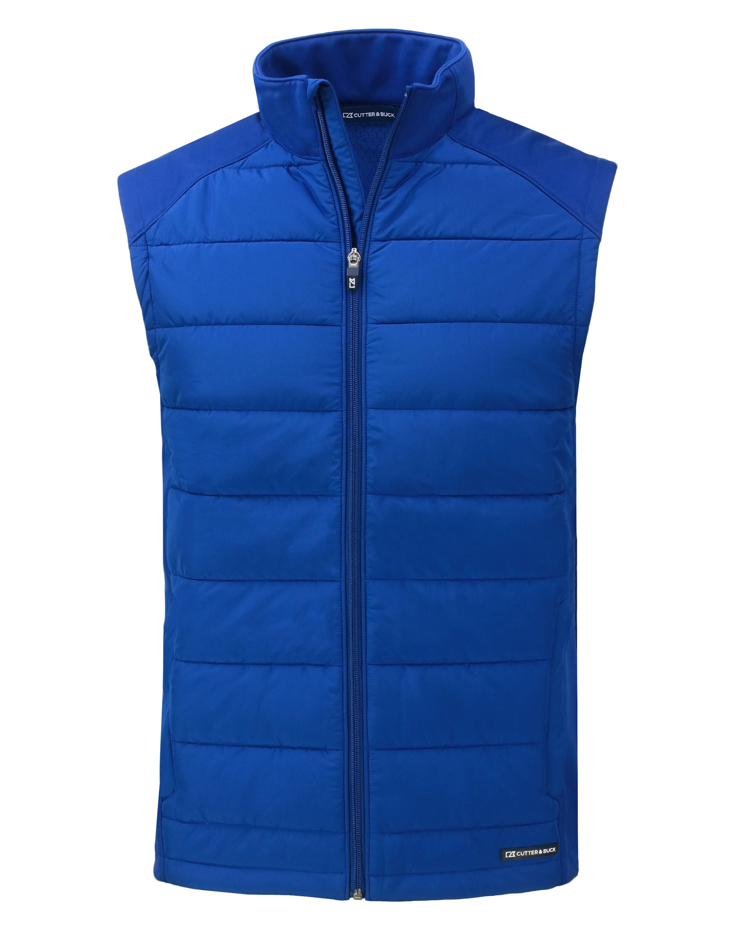 OUTLET - Cutter & Buck Evoke Hybrid Eco Softshell: Your Sustainable Full - Zip Vest for All Seasons