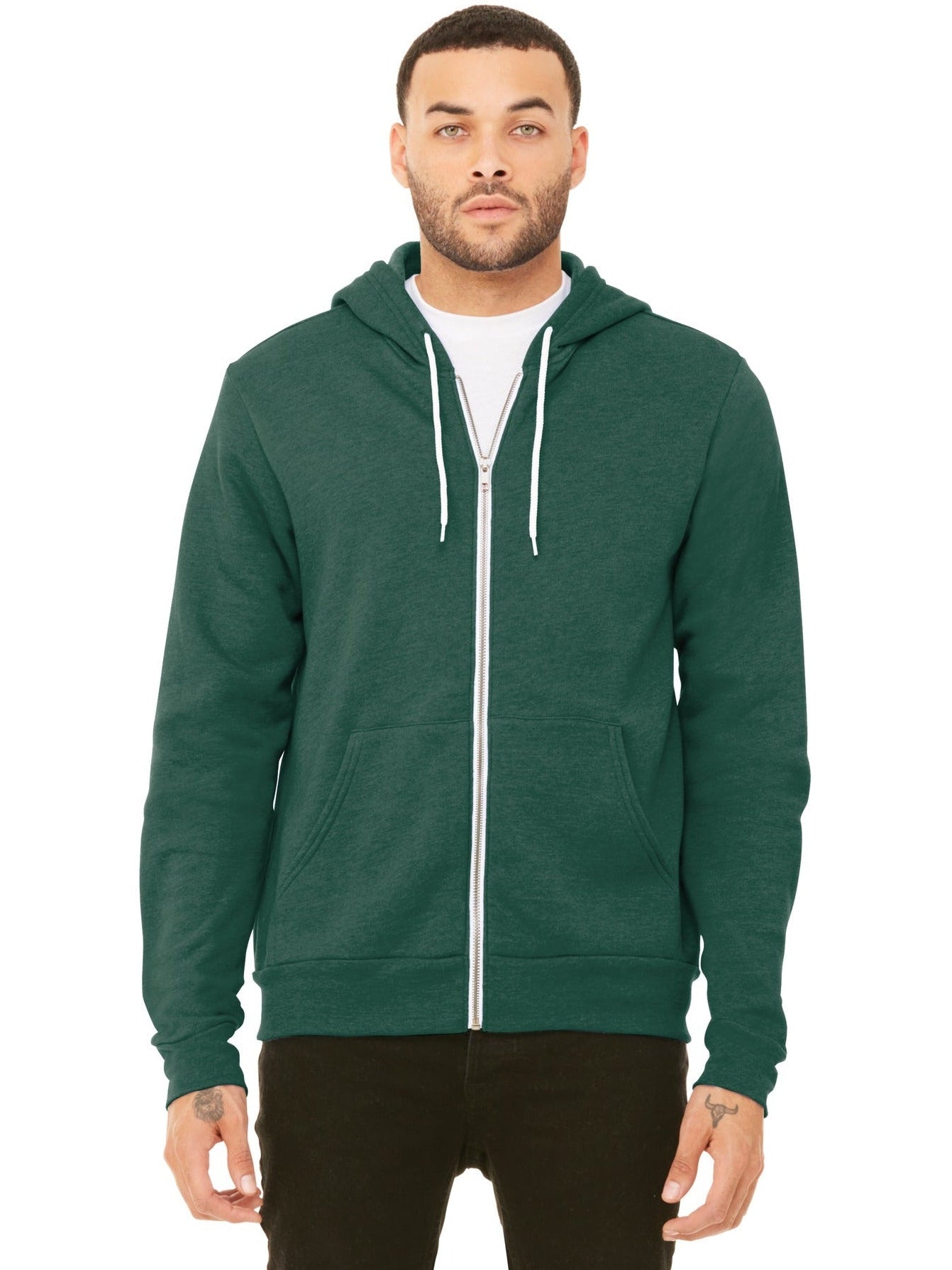 Bella+Canvas Sponge Fleece Full-Zip Hoodie - Your Perfect Casual Companion