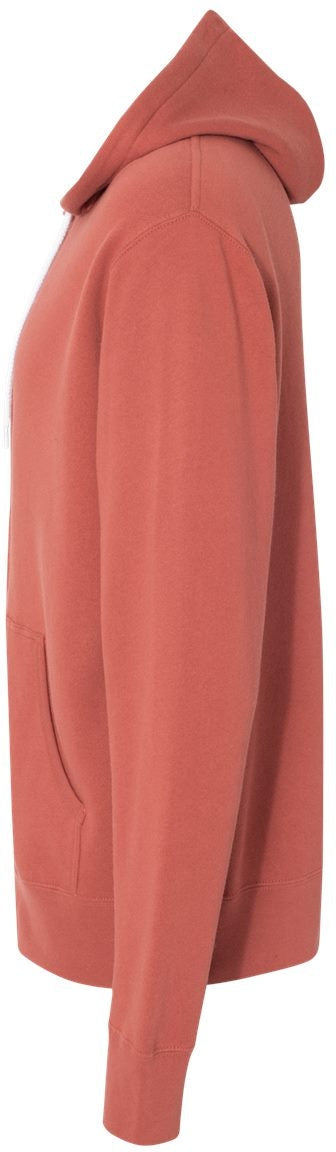 Independent Trading Co. Stylish Lightweight Full-Zip Hooded Sweatshirt