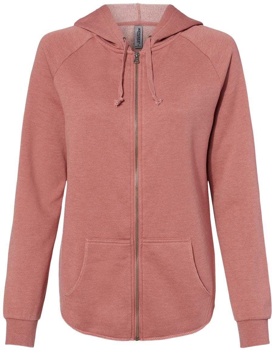 Independent Trading Co. Ladies' California Wave Wash Full-Zip Hooded Sweatshirt: A Timeless Must-Have