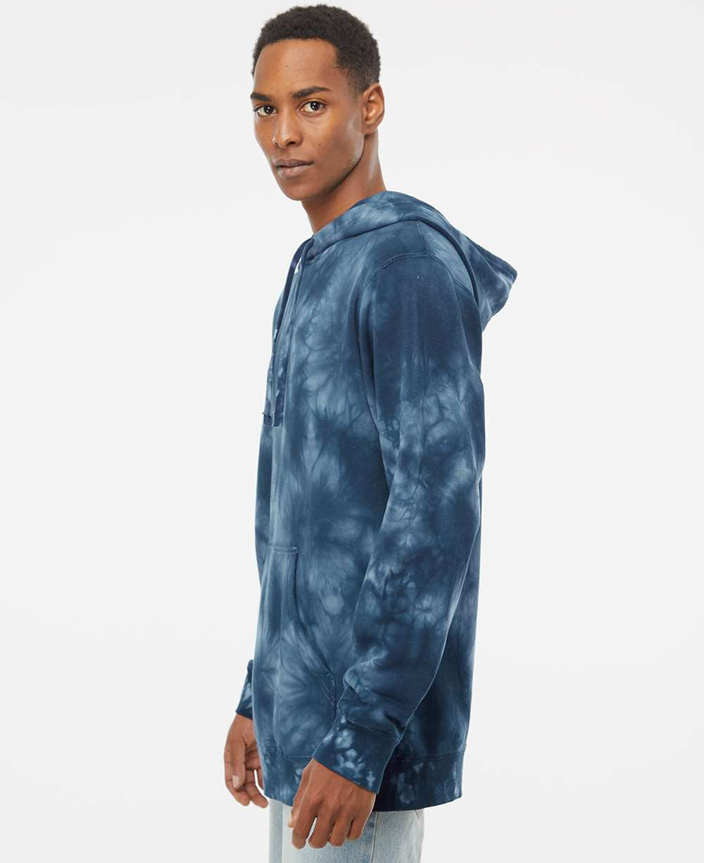 Independent Trading Co. Midweight Tie-Dye Hoodie - Trendy & Durable