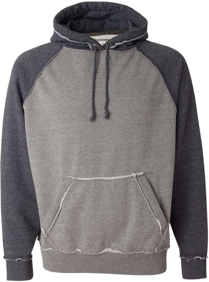 J America Vintage Heather Men's Hooded Sweatshirt - A Fashionable and Durable Choice