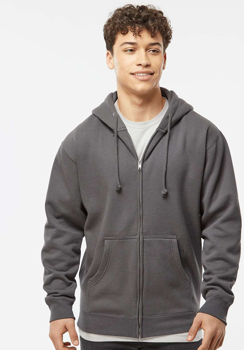 Independent Trading Co. Premium Heavyweight Full-Zip Hooded Sweatshirt