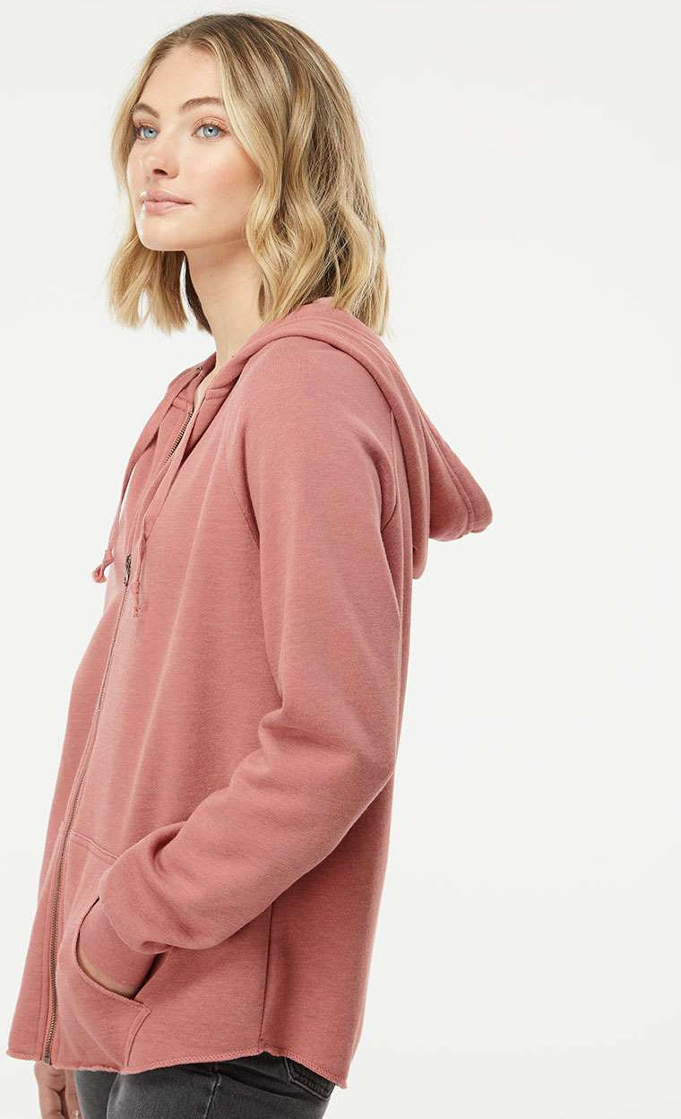 Independent Trading Co. Ladies' California Wave Wash Full-Zip Hooded Sweatshirt: A Timeless Must-Have