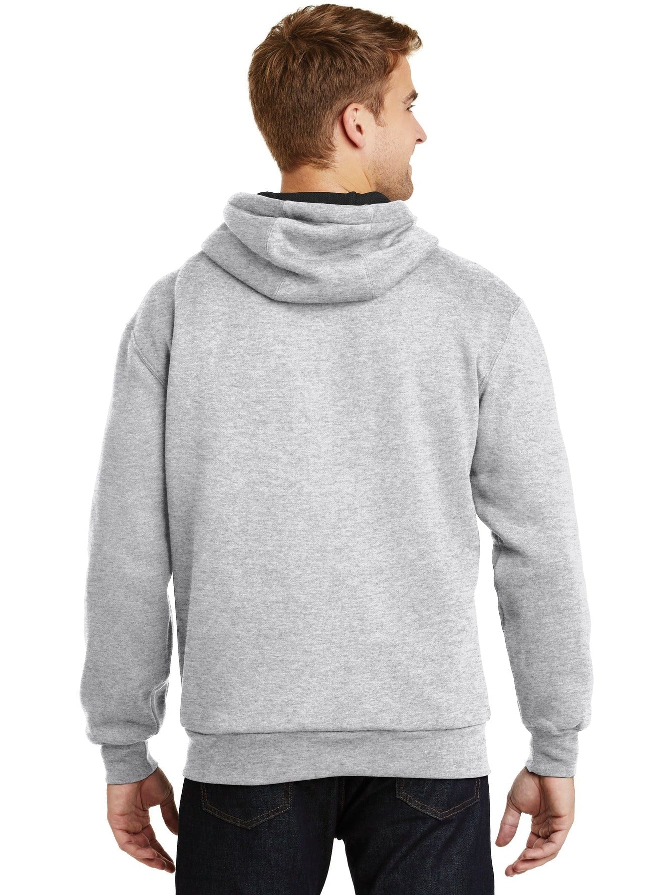 CornerStone Cozy Full-Zip Hooded Sweatshirt with Warm Thermal Lining