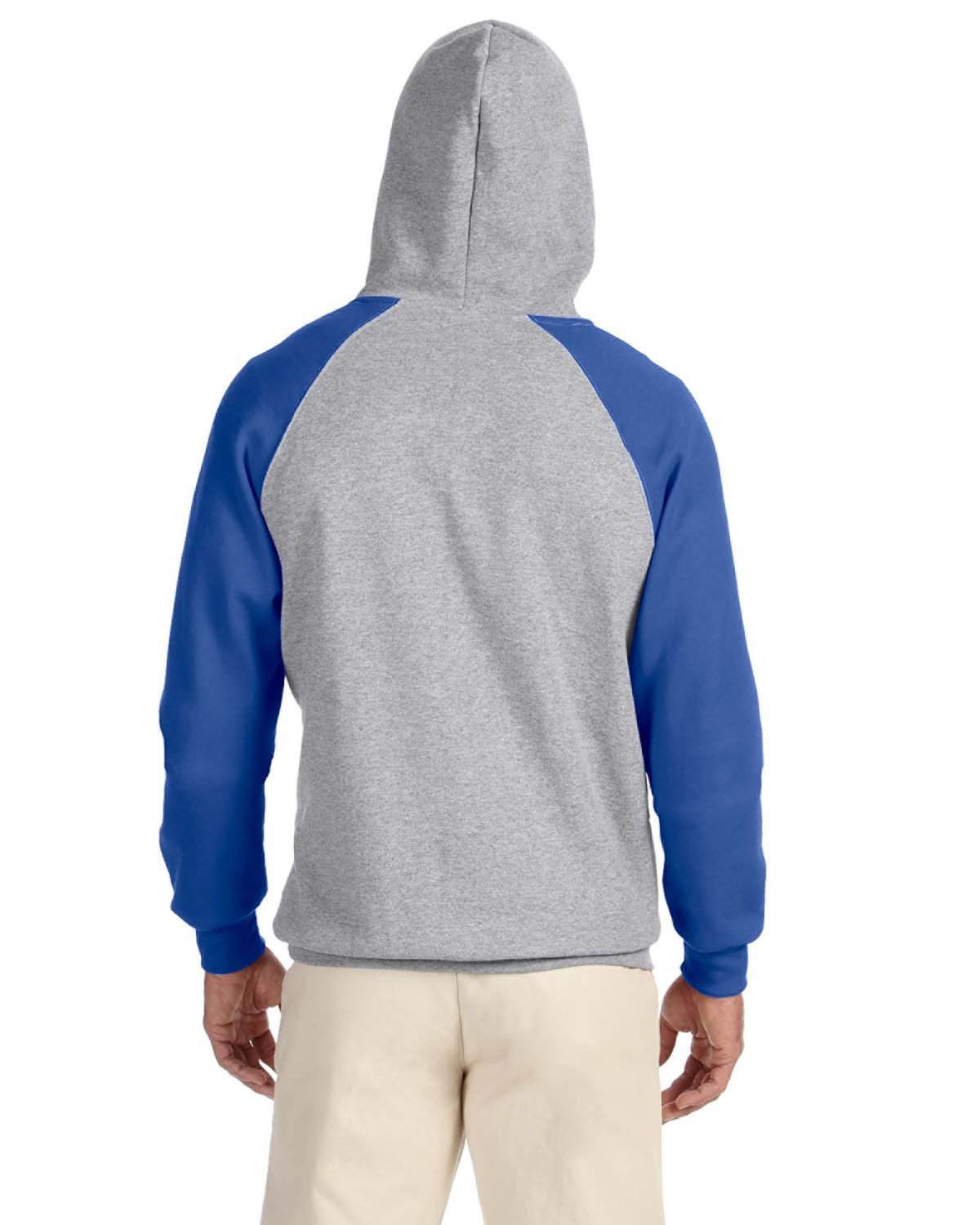 Jerzees NuBlend Colorblock Raglan Pullover Hoodie - The Ultimate Men's Casual Wear