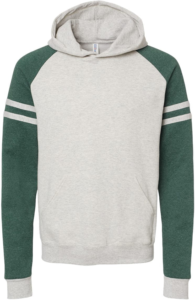 Jerzees Nublend Varsity Colorblocked Raglan Hoodie - A Must - Have Sweatshirt!