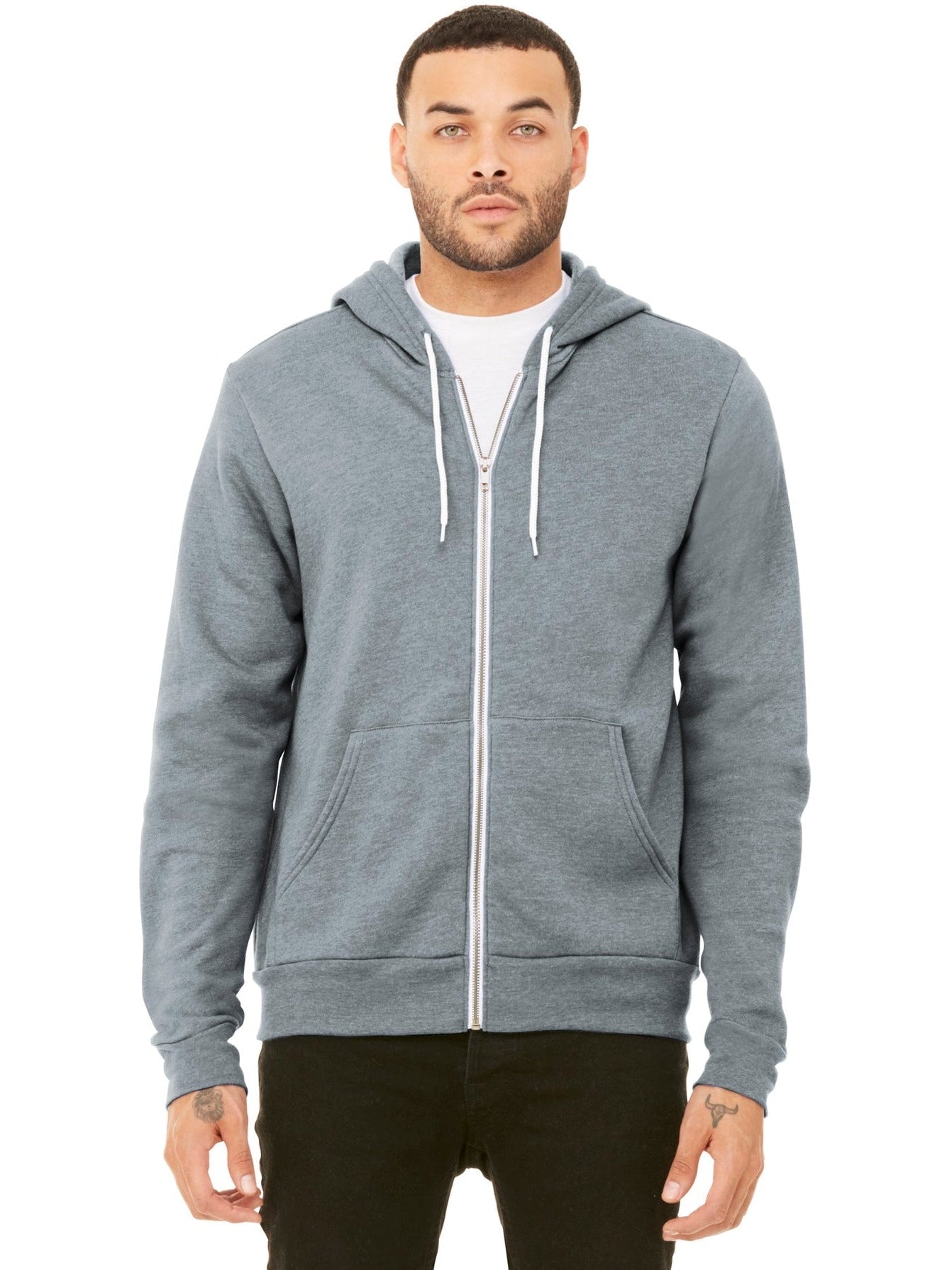 Bella+Canvas Sponge Fleece Full-Zip Hoodie - Your Perfect Casual Companion