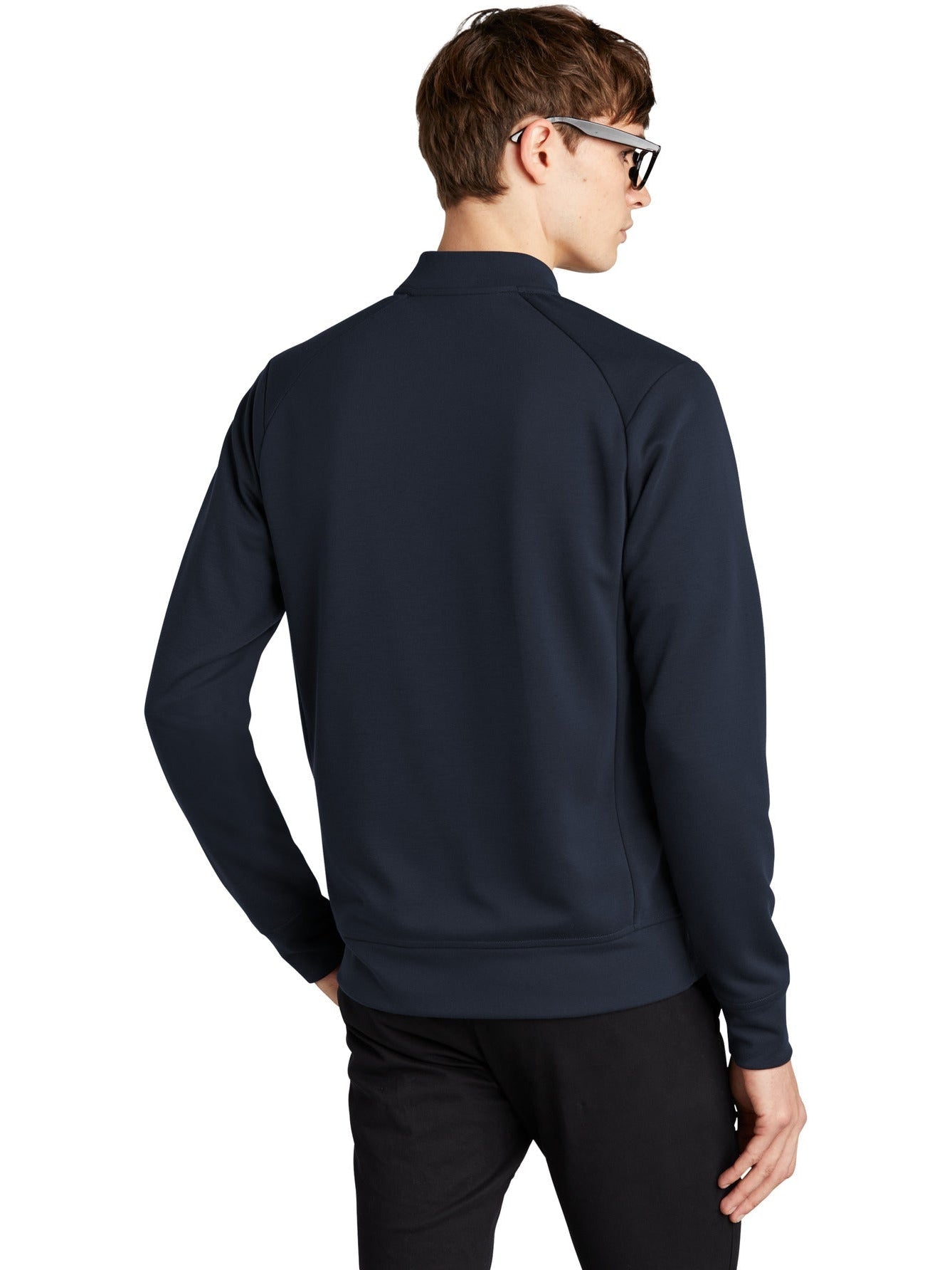 OUTLET - Mercer+Mettle Double - Knit Stylish Bomber Jacket