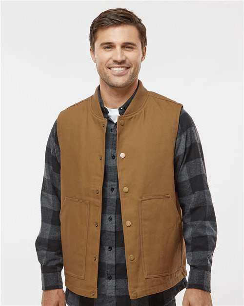 Independent Trading Co. Premium Insulated Canvas Work Vest - A Must-Have for Hard Workers!