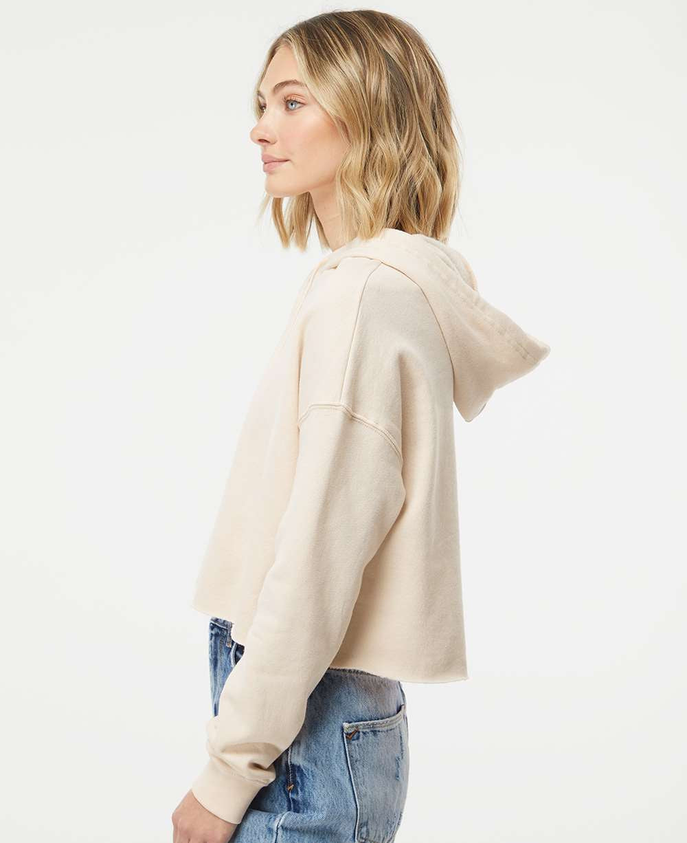 Independent Trading Co. Women's Stunning Lightweight Cropped Hooded Sweatshirt