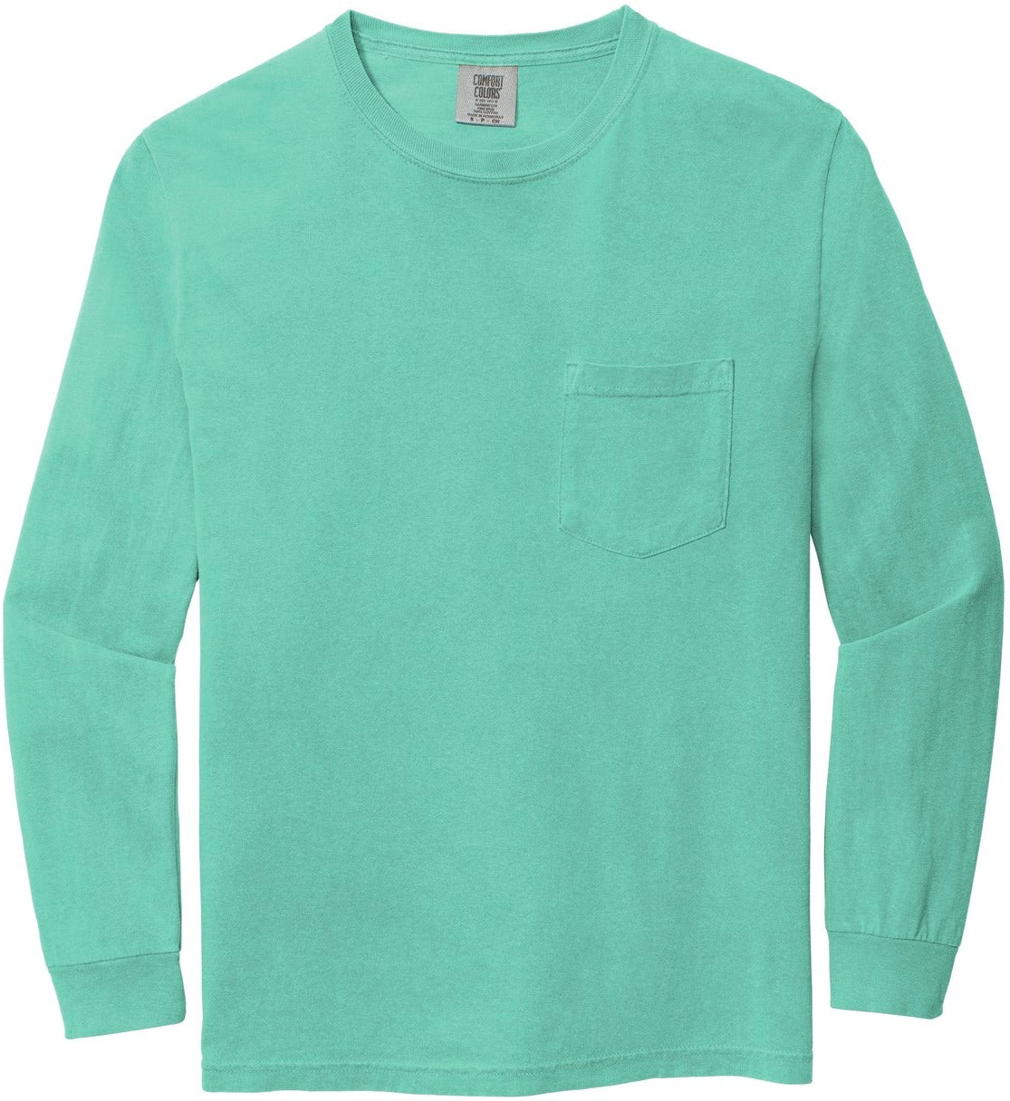 Comfort Colors' Super-Soft Heavyweight Ring Spun Long Sleeve Pocket Tee - Grab Yours Now!