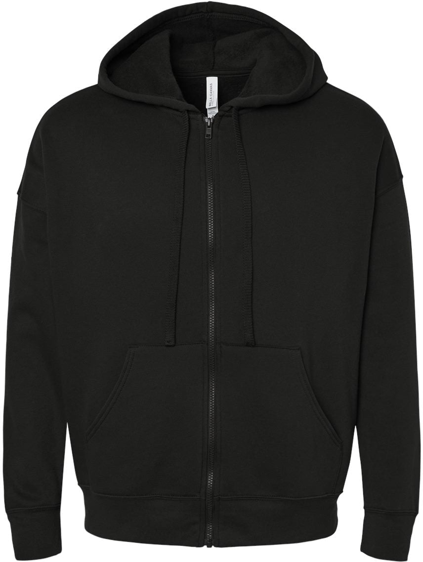 Bella+Canvas Sponge Fleece DTM Full-Zip Hoodie - The Ultimate Comfort Wear