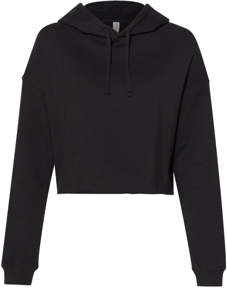 Independent Trading Co. Women's Stunning Lightweight Cropped Hooded Sweatshirt